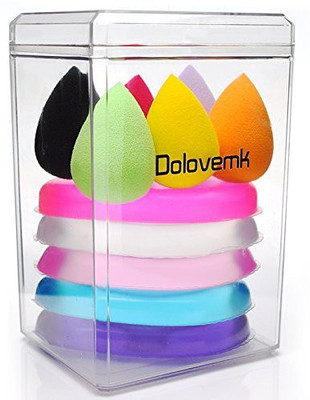 

Dolovemk Micro Mini Makeup Sponge Silicone Blenders Sili For Concealer Eyeshadow Illuminator Bb Cream Blending