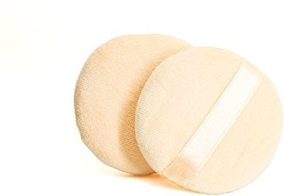 

Chop Mall Hot Sale Beauty Facial Round Shape Flawless Makeup Blender Comestic Sponge Puff For Women Lady 2Pcs Applicator Foundation Velour