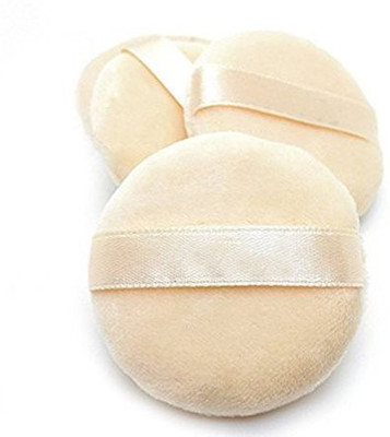 

Erioctry 6 Pcs 60 X 15Mm Velvet Round Shaped Loose Powder Puff With Satin Ribbon Band Soft Makeup Cosmetic Sponge