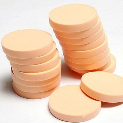 

Akoak 20Pcs Round Make Up Facial Face Soft Sponge Cosmetic Puff Women Lady Beauty Makeup Foundation Powder
