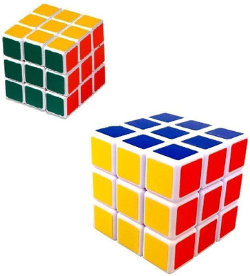 

TALKING GANESHA Combo Stickerless 3X3X3 Rubik Magic Cube set of 2 (multicolor)(2 Pieces)