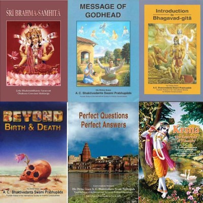 Brahma Samhita, Message Of Godhead, Introduction To Bhagavad Gita, Beyond Birth And Death, Perfect Question Perfect Answer And Krsna-The Reservoir Of Pleasure(Softbound, His Divine Grace A.C. Bhaktivedanta Swami Prabhupada) Brahma Samhita, Message Of Godhead, Introduction To Bhagavad Gita, Beyond Birth And Death, Perfect Question Perfect Answer And Krsna-The Reservoir Of Pleasure(Softbound, His Divine Grace A.C. Bhaktivedanta Swami Prabhupada)