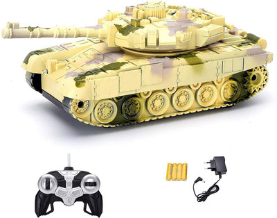 

vbenterprise Remote Controlled Tank with Music and Lights, Colour May Vary(Multicolur)