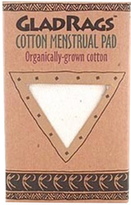 

Glad Rags Organic Undyed Organic Cotton Pads, 3 Count Sanitary Pad(Pack of 3)