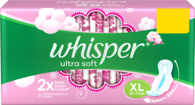

Whisper Ultra Soft Plus Sanitary Pad(Pack of 15)