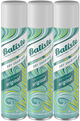 

Batiste Dry Shampoo, Original Fragrance, 3 Count(600 ml)