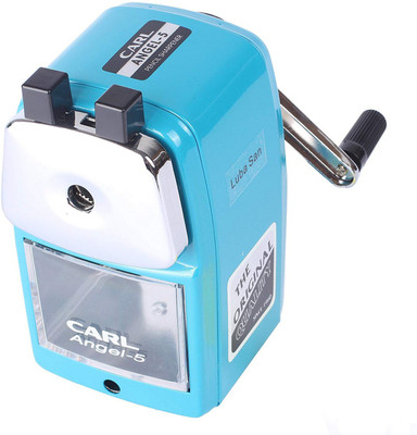 

deziine 1 Carl Angel-5 Pencil Sharpener, Red, Quiet for Office, Home and School Sharpener(Blue)