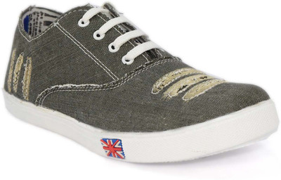 

Blue Pop Mens And Boys Denim PVC Sole Casual Green Color Casuals For Men(Black