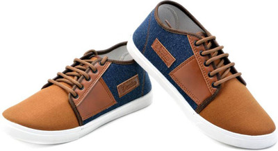 

A-CLASS MCW-DENIM Sneakers For Men(Tan, Blue, Multicolor