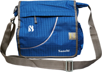 

Sanchi Men & Women Casual Blue, Grey Polyester Sling Bag