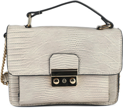 

Accessorize Women Casual Beige PU Sling Bag