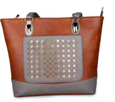 

Glasy Women Casual Brown, Grey PU Shoulder Bag