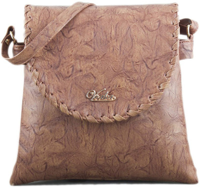 

VOAKA Women Casual Beige Canvas Sling Bag