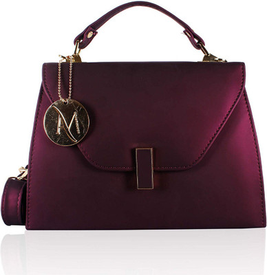 

VOAKA Women Casual Purple Canvas Sling Bag