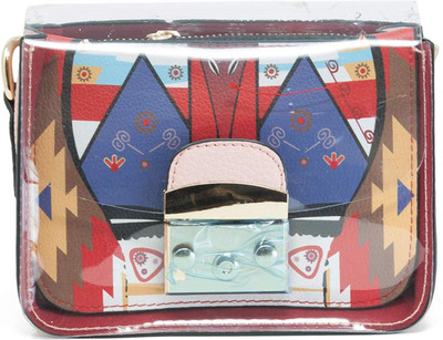 

Options Women Casual Multicolor Synthetic Leather Sling Bag