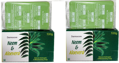 

Dermacare Neem & Aloevera natural Bar Soap(200 g, Pack of 2)