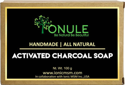 Ionic MSM ACTIVATED CHARCOAL SOAP(100 g)