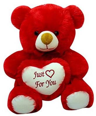 

Skull-I Soft Toy Cute Teddy Bear -Red,40Cm,Pack of 1 - 40 cm(Red)