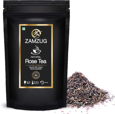 

ZAMZUG Rose Black Tea Rose, Herbs Black Tea(100 g, Pouch)
