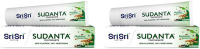 

sri sri Sudanta 100 g (Pack of 2) Toothpaste(200 g, Pack of 2)