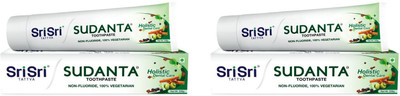 sri sri Sudanta 200 g (Pack Of 2) Toothpaste(400 g, Pack of 2)