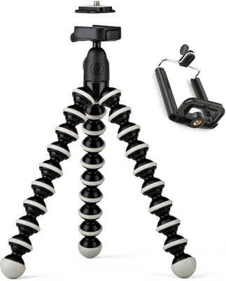 

ALLMUSIC TRIPOD fully flexible high grade tripod selfie stick/mobile camera holder/dslr holder/video shooting gorillpod 10" Flexible Foldable GIF-34 Tripod, Tripod Kit(MULTICLOUR, Supports Up to 1.5)