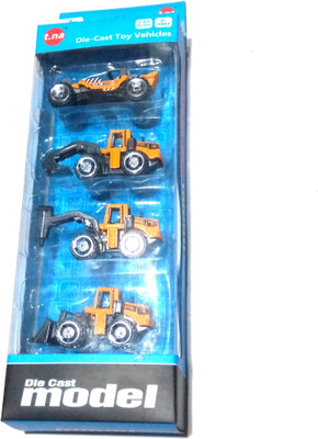 

OM Nawani Die-cast Collector Series Model Vehicles for Kids 4 Pcs(Yellow)