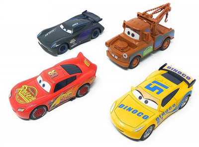 

Metro Toys Metal Master Cars3 Die Cast with Pull Back Function - Set of 4(Multicolor)