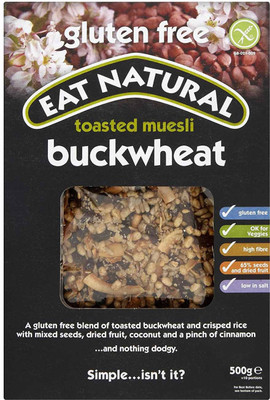 

Eat Natural Gluten Free Buckwheat Toasted Muesli - 500g(500 g)