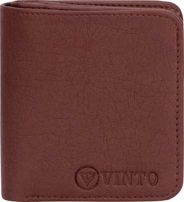 

Vinto Men Casual Tan Canvas Wallet(6 Card Slots), Normal