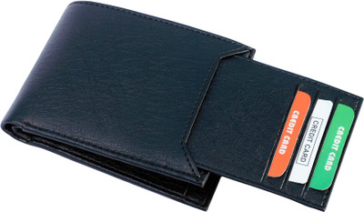 

Ibex Boys Casual, Formal Blue Artificial Leather Wallet(6 Card Slots), Black