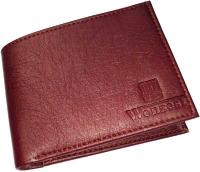 WENZEST Men Brown Artificial Leather Wallet(7 Card Slots)