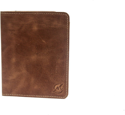 

Modello Crafts Men Casual Brown Genuine Leather Wallet(5 Card Slots), Dark brown