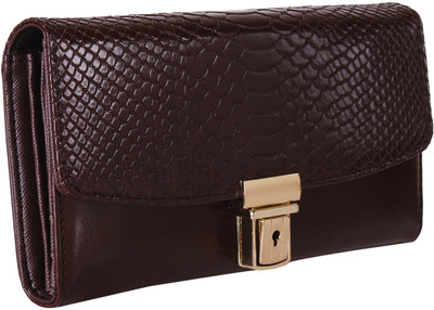 

Lino Perros Women Casual Brown Artificial Leather Wallet(8 Card Slots)
