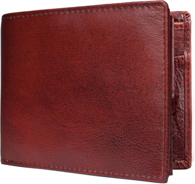 

Huntsman Men Brown Genuine Leather Wallet(9 Card Slots)