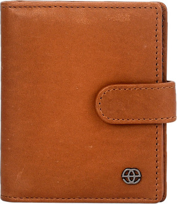 

Eske Men Tan Genuine Leather Card Holder(10 Card Slots), Dark tan