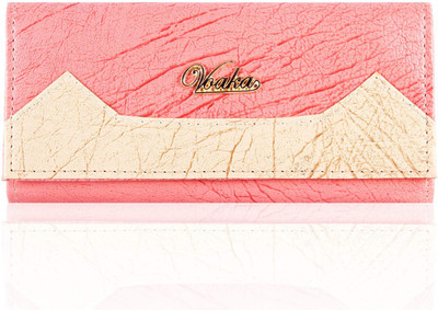 

VOAKA Women Pink Canvas Wallet