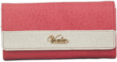 

VOAKA Women Casual Pink Canvas Wallet, Red