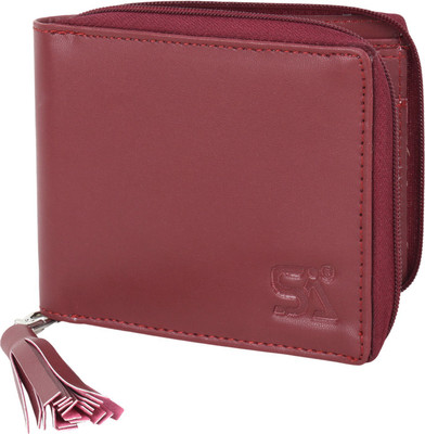 

ATSH Women Maroon Artificial Leather Wallet(3 Card Slots)