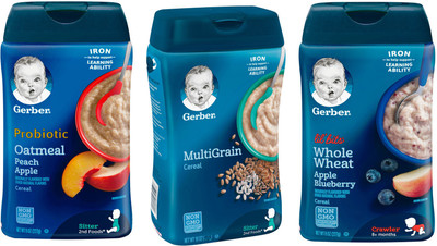 

Gerber Oatmeal Peach Apple Cereal 227g + Multigrain Cereal 227g + Whole Wheat Apple Blueberry Cereal 227g(681g) Cereal(681 g, Pack of 3, 1)