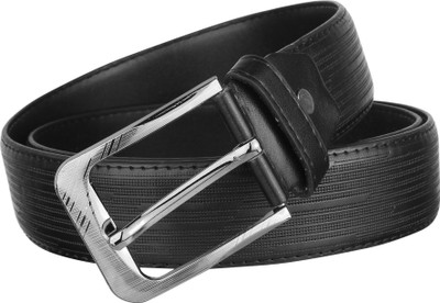 

Uzfar Men Formal, Casual Black Texas Leatherite Belt