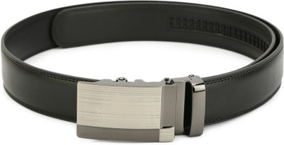 

Pacific Gold Men Casual Black Genuine Leather Reversible Belt