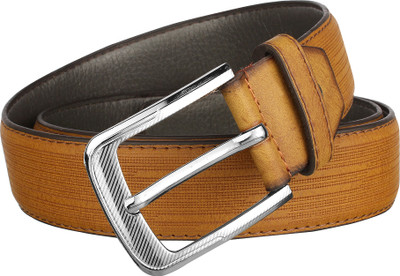 

SAE Men Casual Khaki Genuine Leather Belt, Tan