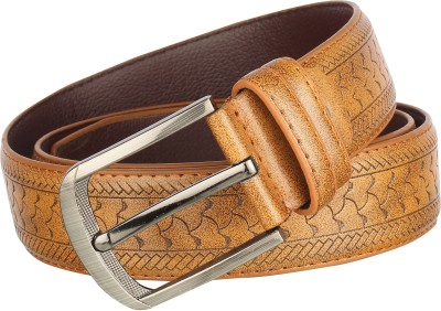 

USL Men Casual Tan Texas Leatherite Belt