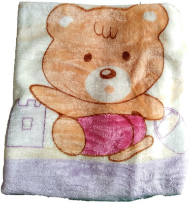 

Aryas Animal  Fleece Blanket(Polyester, White, Purple, Purple;white