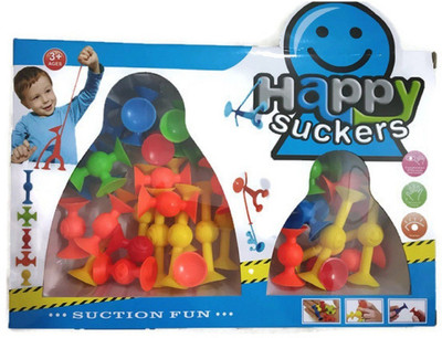 

Johnnie Boy NON STOP SUCTION CONSTRUCTION GAME WITH ADDICTIVE POPPING SOUND TOY FOR KIDS(Multicolor)