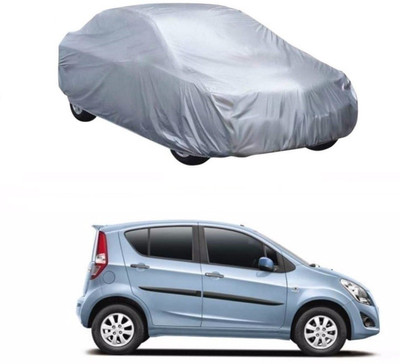 The Blue Car Cover For Maruti Suzuki Ritz (Without Mirror Pockets)(Silver)