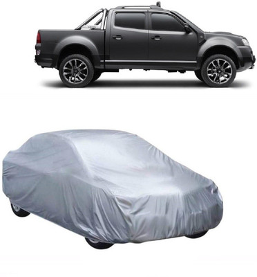 The Blue Car Cover For Tata Xenon XT (Without Mirror Pockets)(Silver)