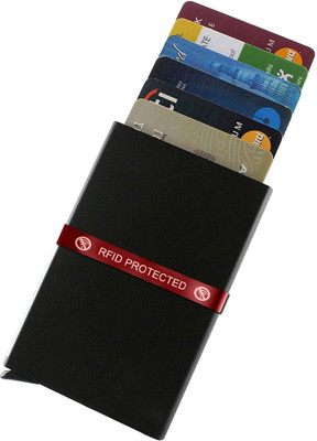 

Accezory 6 Card Holder(Set of 1, Black)