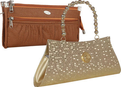 

Element Cart Casual, Formal, Party Multicolor Clutch